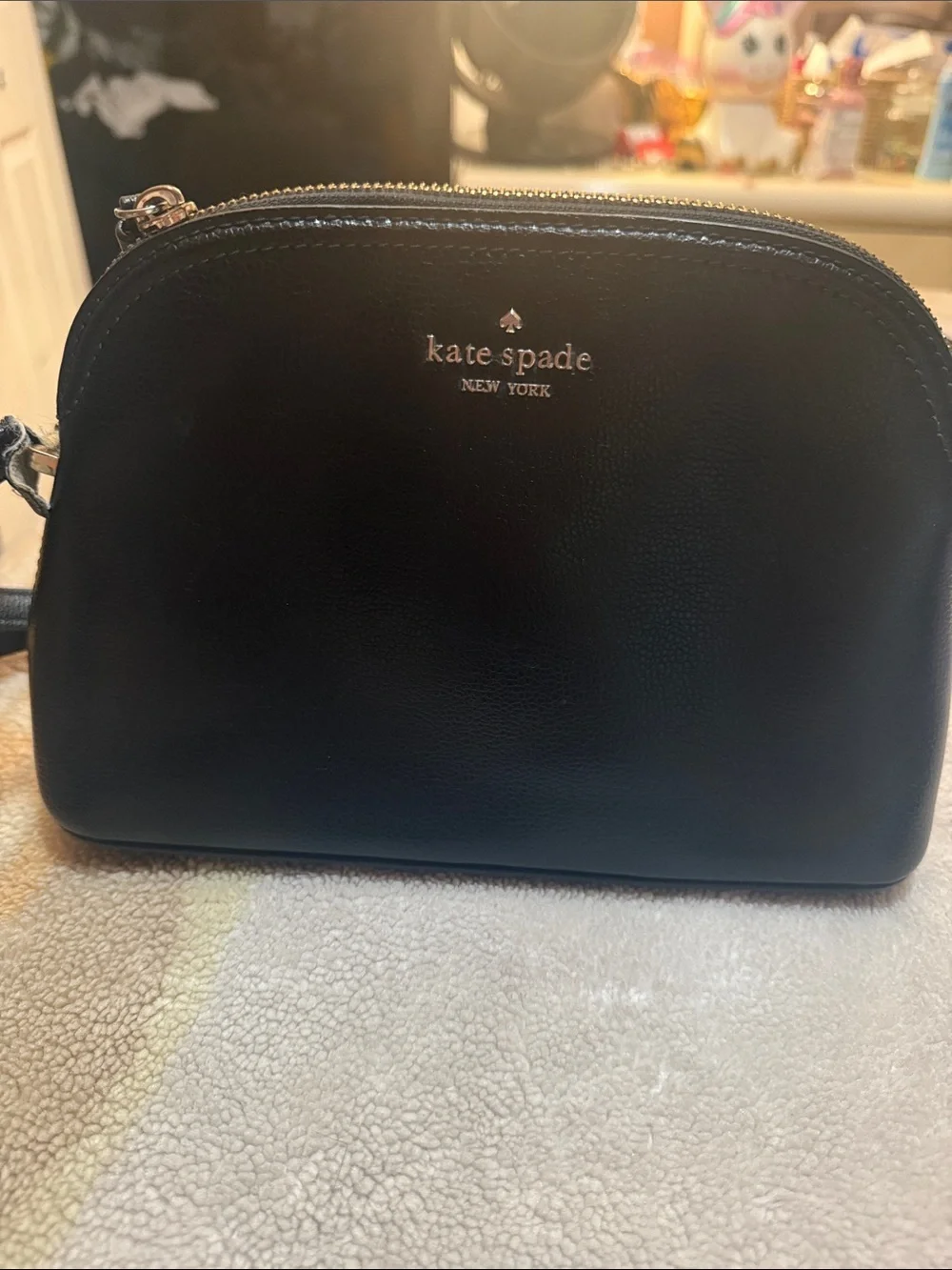 kate spade Black Dome Crossbody Bag